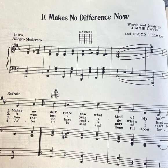 Floyd Tillman and Lew Childres Album of Songs Vintage Sheet Music Copyright 1941 - Picture 6 of 8